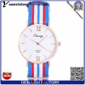 Yxl-485 Top-Qualität Uhr Nylon Nato Strap Ronda Bewegung Quarz Uhren Sport Casual Lady Herrenuhr